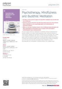 Mindfulness flyer